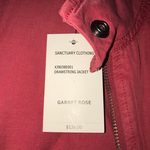 Sanctuary Lightweight Ruffled Drawstring Jacket - Picture 4 of 4